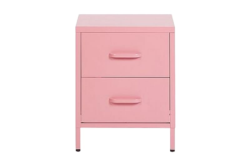 Malavin Nattbord 43 cm - Stål/Rosa - Møbler - Bord - Avlastningsbord - Sengebord & nattbord