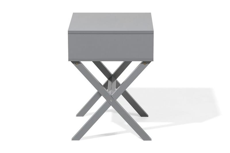 Mondejar Nattbord 40 cm med Oppbevaring Skuff - Grå - Møbler - Bord - Avlastningsbord - Sengebord & nattbord