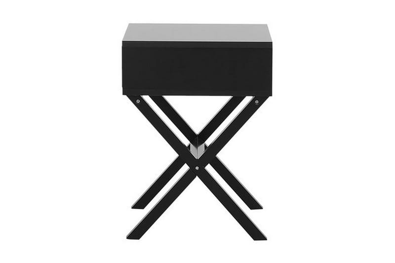 Mondejar Nattbord 40 cm med Oppbevaring Skuff - Svart - Møbler - Bord - Avlastningsbord - Sengebord & nattbord