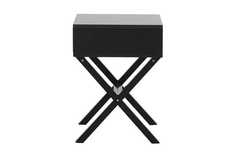 Mondejar Nattbord 40 cm med Oppbevaring Skuff - Svart - Møbler - Bord - Avlastningsbord - Sengebord & nattbord