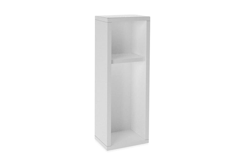 Myrvallen Nattbord 15 cm med Oppbevaring 2 Hyller - Hvit - Møbler - Bord - Avlastningsbord - Sengebord & nattbord