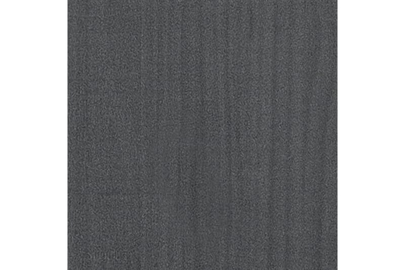 Nattbord 2 stk 35,5x33,5x41,5 cm heltre furu grå - Grå - Sengebord & nattbord