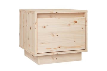Nattbord 2 stk 35x34x32 cm heltre furu - Brun - Møbler - Bord - Avlastningsbord - Sengebord & nattbord
