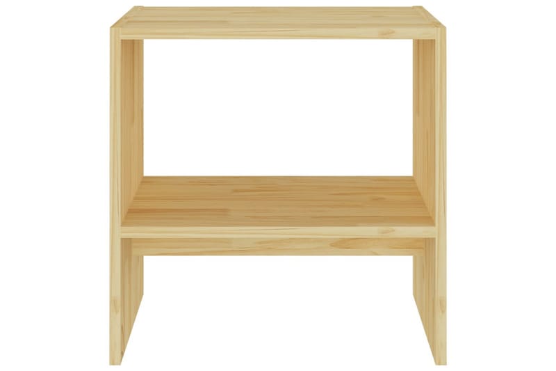 Nattbord 2 stk 40x30,5x40 cm heltre furu - Brun - Møbler - Bord - Avlastningsbord - Sengebord & nattbord