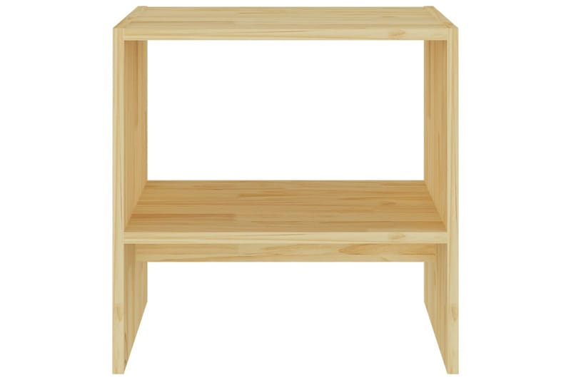 Nattbord 2 stk 40x30,5x40 cm heltre furu - Brun - Sengebord & nattbord