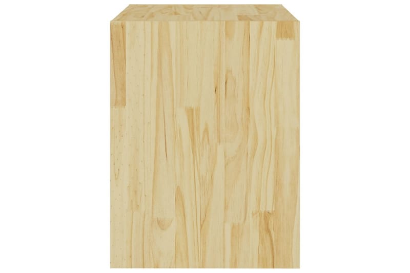 Nattbord 2 stk 40x30,5x40 cm heltre furu - Brun - Møbler - Bord - Avlastningsbord - Sengebord & nattbord