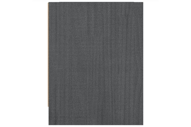 Nattbord 2 stk 40x30,5x40 cm heltre furu - Grå - Møbler - Bord - Avlastningsbord - Sengebord & nattbord
