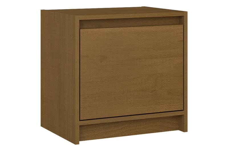 Nattbord 2 stk 40x30,5x40 cm heltre furu honningbrun - Brun - Sengebord & nattbord