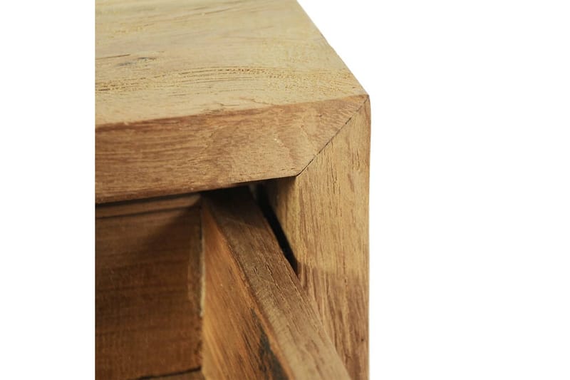 Nattbord 2 stk 40x30x50 cm heltre teak - Møbler - Bord - Avlastningsbord - Sengebord & nattbord