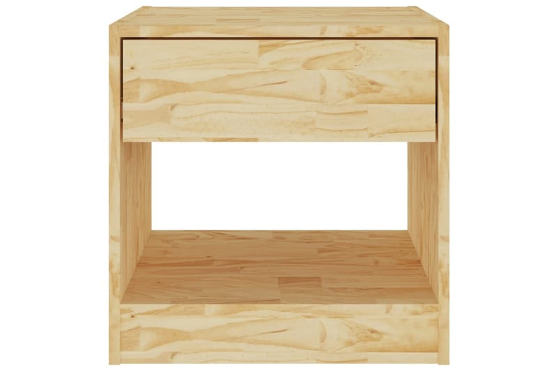 Nattbord 2 stk 40x31x40 cm heltre furu - Brun - Sengebord & nattbord