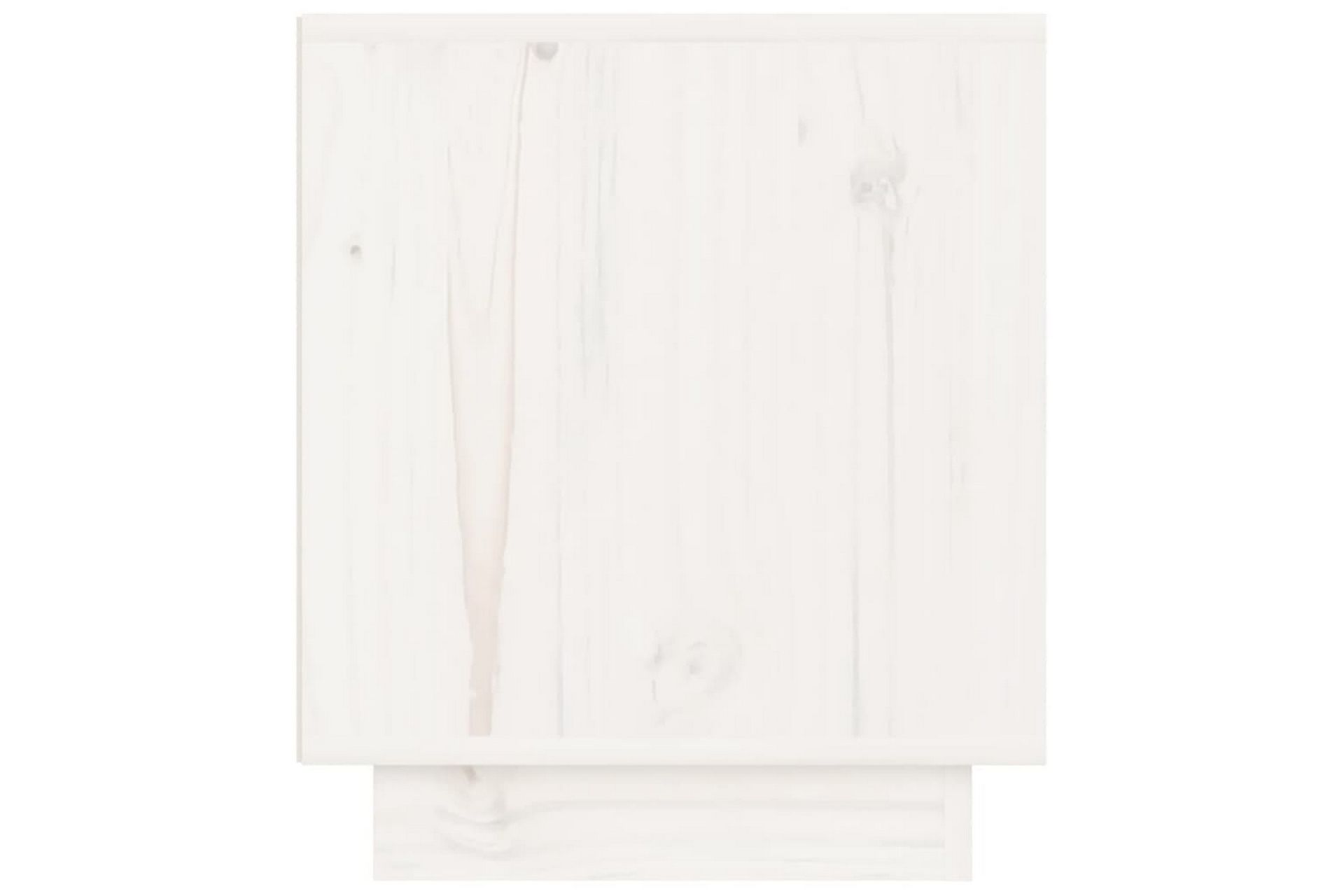 Nattbord 2 stk 40x34x40 cm heltre furu hvit - Hvit - Møbler - Bord - Avlastningsbord - Sengebord & nattbord