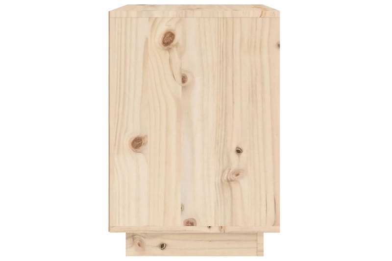 Nattbord 2 stk 40x35x50 heltre furu - Brun - Møbler - Bord - Avlastningsbord - Sengebord & nattbord
