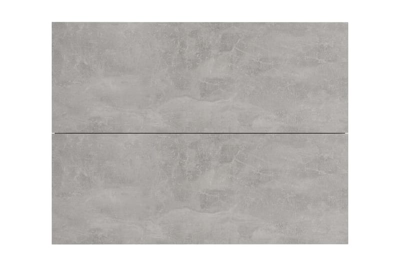 Nattbord 2 stk betonggrå 40x30x30 cm sponplate - Grå - Møbler - Bord - Avlastningsbord - Sengebord & nattbord