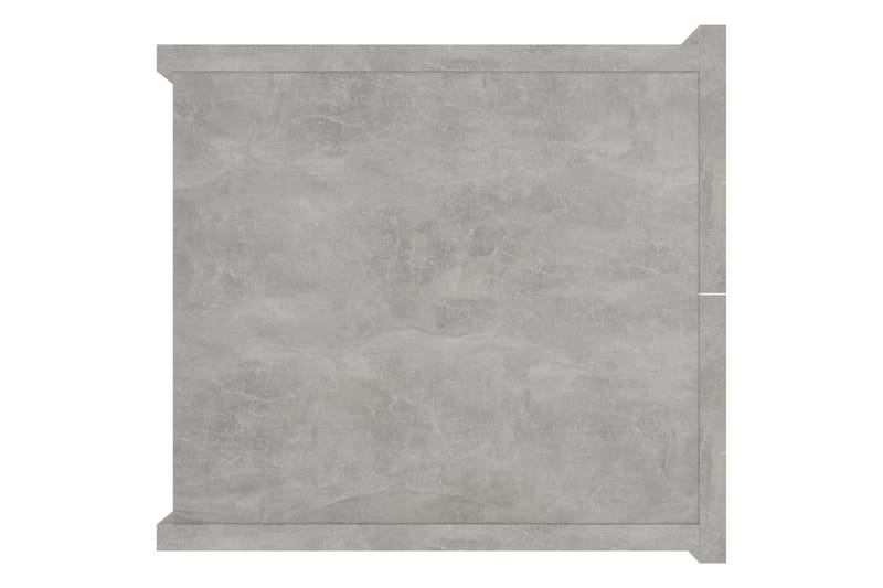 Nattbord 2 stk betonggrå 40x30x30 cm sponplate - Grå - Møbler - Bord - Avlastningsbord - Sengebord & nattbord