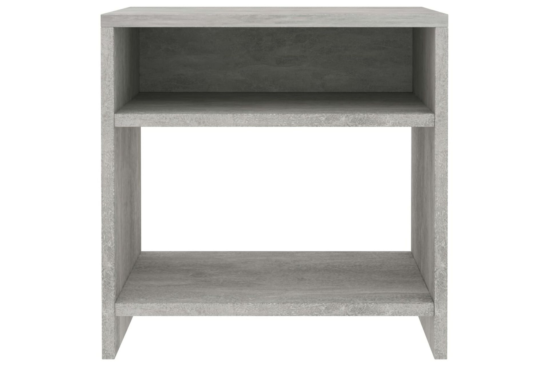 Nattbord 2 stk betonggrå 40x30x40 cm sponplate - Grå - Møbler - Bord - Avlastningsbord - Sengebord & nattbord