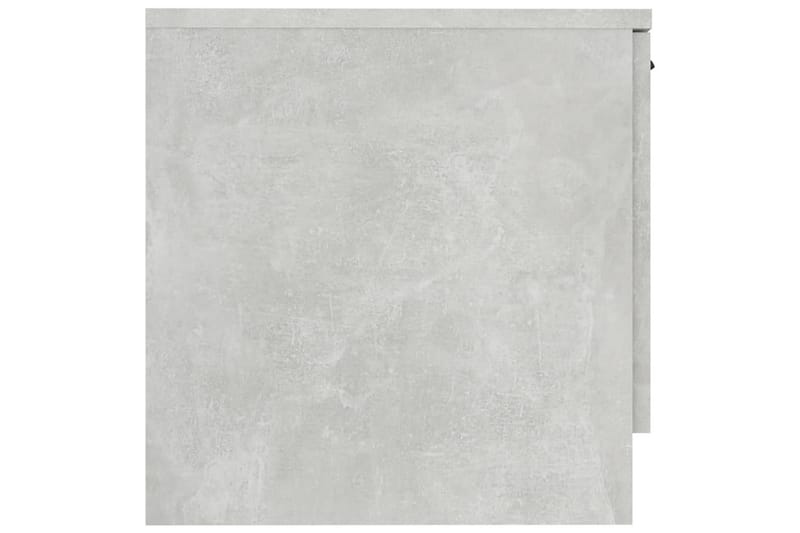 Nattbord 2 stk betonggrå 40x39x40 cm - Grå - Møbler - Bord - Avlastningsbord - Sengebord & nattbord