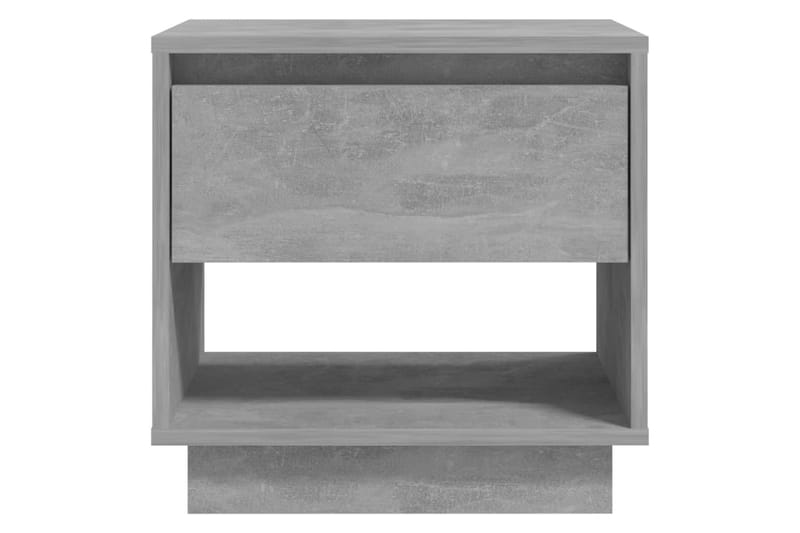 Nattbord 2 stk betonggrå 45x34x44 cm sponplate - Grå - Møbler - Bord - Avlastningsbord - Sengebord & nattbord