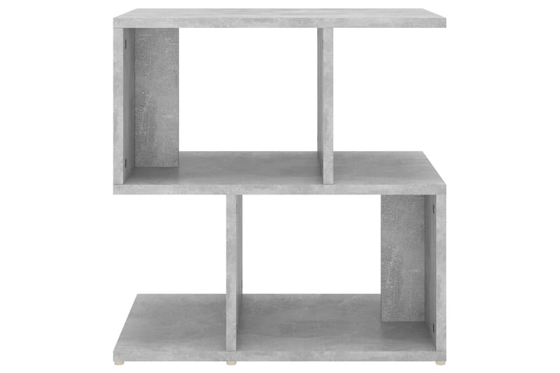 Nattbord 2 stk betonggrå 50x30x51,5 cm sponplate - Grå - Sengebord & nattbord