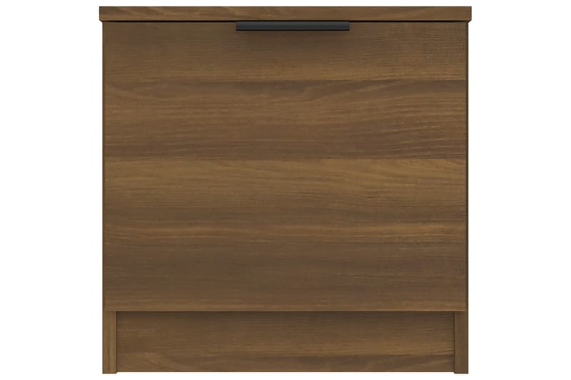 Nattbord 2 stk brun eik 40x39x40 cm - Brun - Møbler - Bord - Avlastningsbord - Sengebord & nattbord
