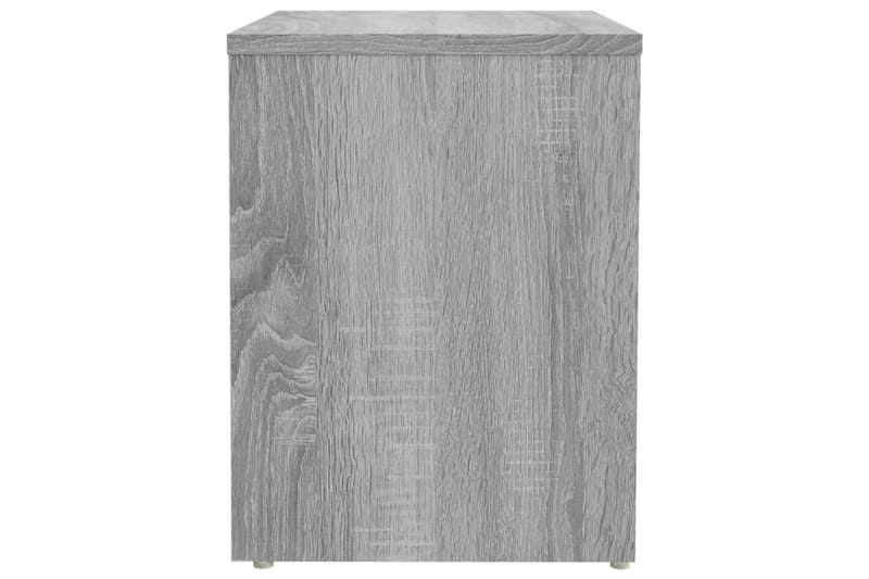 Nattbord 2 stk grå sonoma 40x30x40 cm konstruert tre - Grå - Møbler - Bord - Avlastningsbord - Sengebord & nattbord