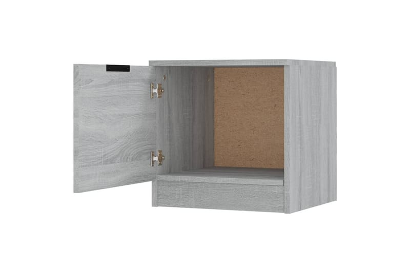 Nattbord 2 stk grå sonoma 40x39x40 cm - Grå - Møbler - Bord - Avlastningsbord - Sengebord & nattbord
