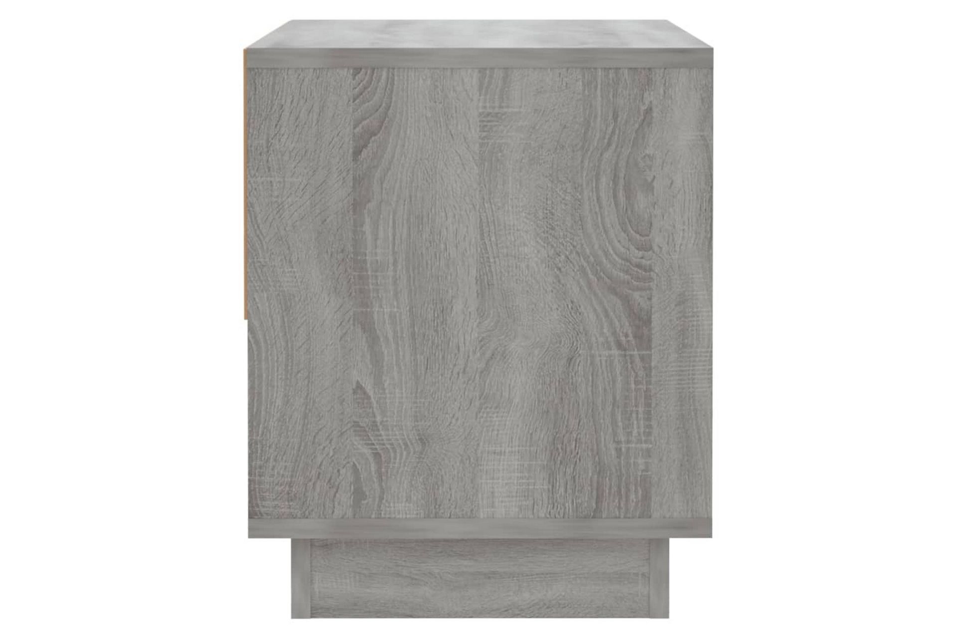 Nattbord 2 stk grå sonoma eik 45x34x44 cm sponplate - Grå - Møbler - Bord - Avlastningsbord - Sengebord & nattbord
