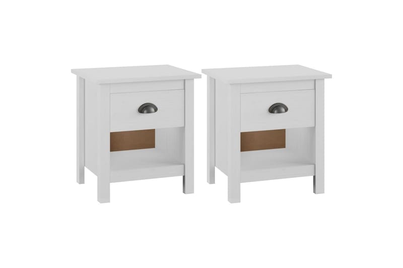 Nattbord 2 stk Hill Range 46x35x49,5 cm heltre furu - Sengebord & nattbord