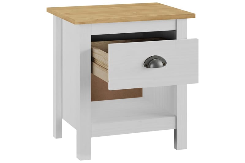Nattbord 2 stk Hill Range 46x35x49,5 cm heltre furu - Møbler - Bord - Avlastningsbord - Sengebord & nattbord