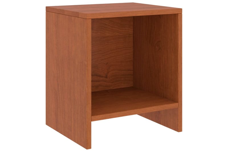 Nattbord 2 stk honningbrun 35x30x40 cm heltre furu - Brun - Møbler - Bord - Avlastningsbord - Sengebord & nattbord