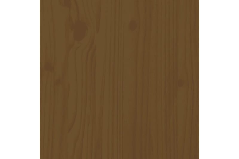 Nattbord 2 stk honningbrun 35x34x32 cm heltre furu - Brun - Sengebord & nattbord