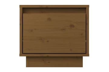 Nattbord 2 stk honningbrun 35x34x32 cm heltre furu - Brun - Møbler - Bord - Avlastningsbord - Sengebord & nattbord