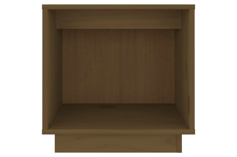 Nattbord 2 stk honningbrun 40x30x40 cm heltre furu - Brun - Sengebord & nattbord