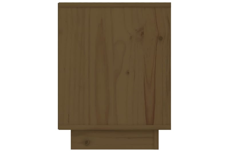 Nattbord 2 stk honningbrun 40x30x40 cm heltre furu - Brun - Møbler - Bord - Avlastningsbord - Sengebord & nattbord