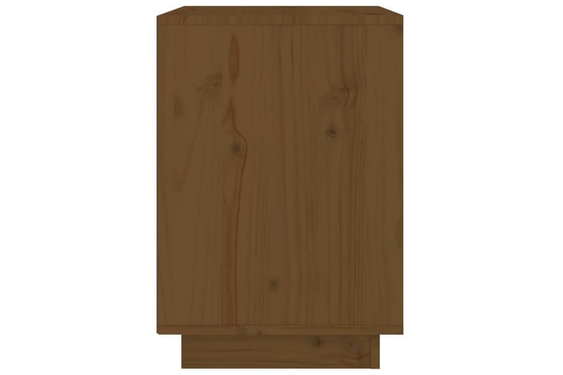 Nattbord 2 stk honningbrun 40x35x50 cm heltre furu - Brun - Møbler - Bord - Avlastningsbord - Sengebord & nattbord