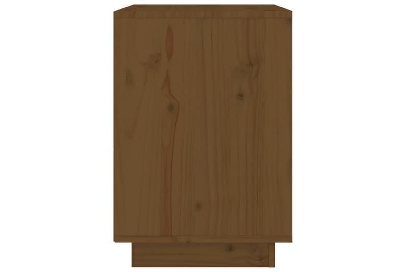 Nattbord 2 stk honningbrun 40x35x50 cm heltre furu - Brun - Sengebord & nattbord