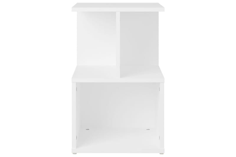 Nattbord 2 stk hvit 35x35x55 cm sponplate - Hvit - Møbler - Bord - Avlastningsbord - Sengebord & nattbord