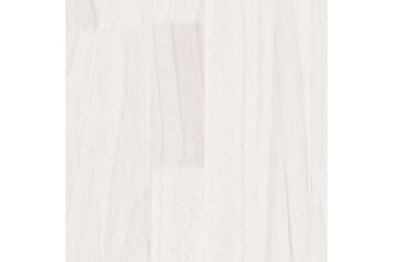 Nattbord 2 stk hvit 40x30,5x40 cm heltre furu - Hvit - Møbler - Bord - Avlastningsbord - Sengebord & nattbord