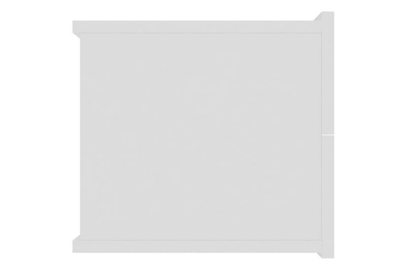 Nattbord 2 stk hvit 40x30x30 cm sponplate - Hvit - Møbler - Bord - Avlastningsbord - Sengebord & nattbord