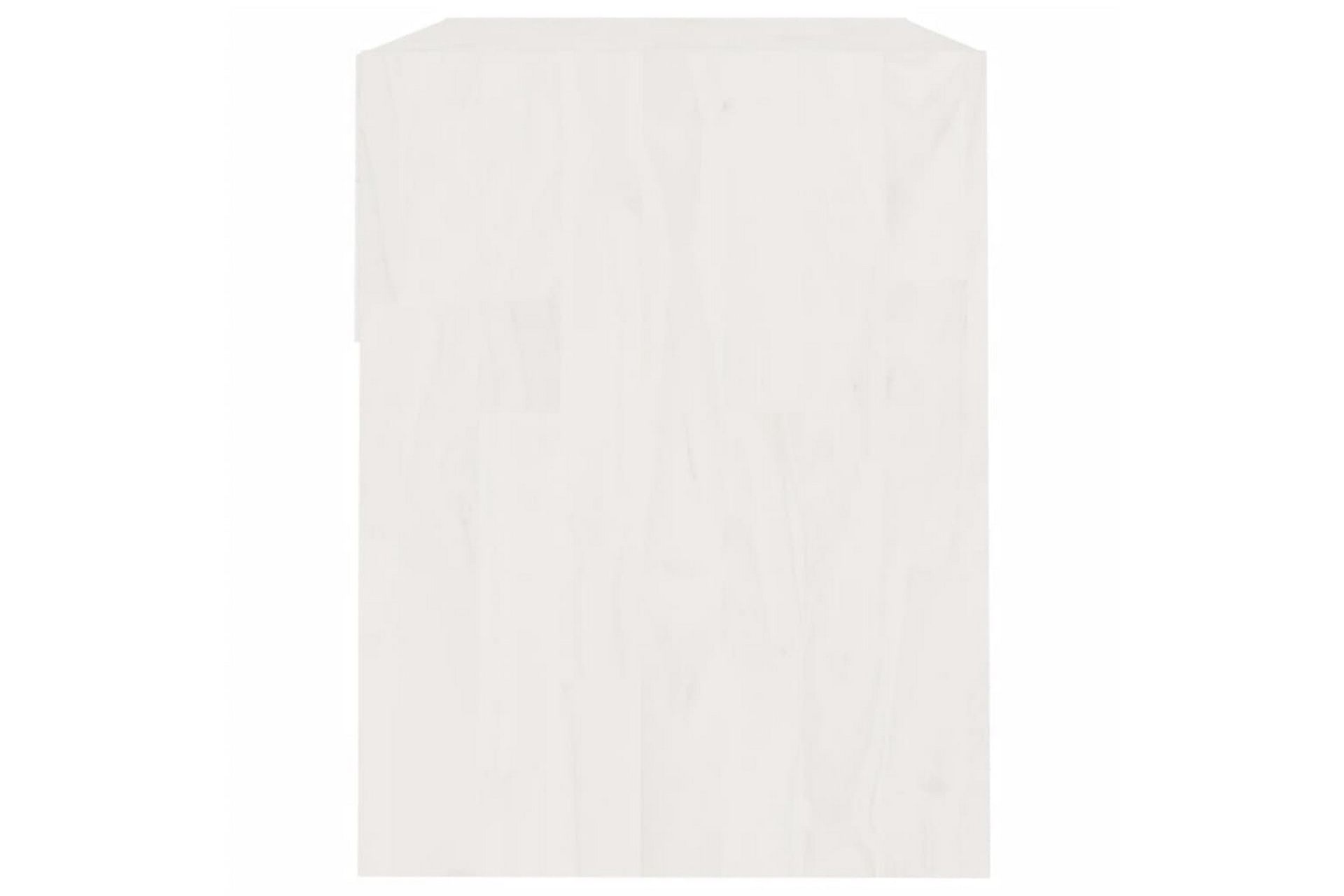 Nattbord 2 stk hvit 40x31x40 cm heltre furu - Hvit - Møbler - Bord - Avlastningsbord - Sengebord & nattbord