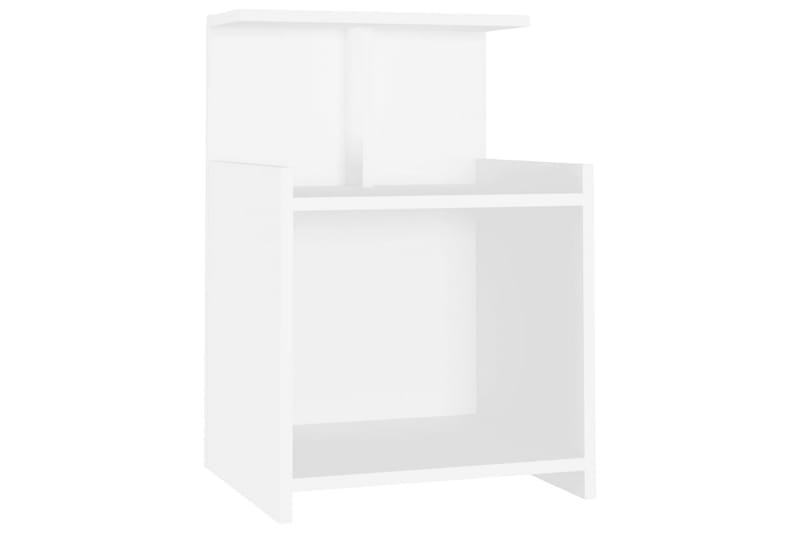 Nattbord 2 stk hvit 40x35x60 cm sponplate - Hvit - Møbler - Bord - Avlastningsbord - Sengebord & nattbord