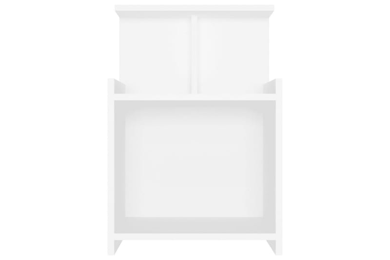 Nattbord 2 stk hvit 40x35x60 cm sponplate - Hvit - Møbler - Bord - Avlastningsbord - Sengebord & nattbord