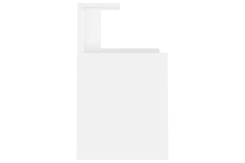 Nattbord 2 stk hvit 40x35x60 cm sponplate - Hvit - Møbler - Bord - Avlastningsbord - Sengebord & nattbord