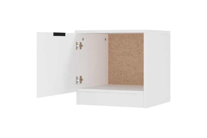 Nattbord 2 stk hvit 40x39x40 cm - Hvit - Sengebord & nattbord