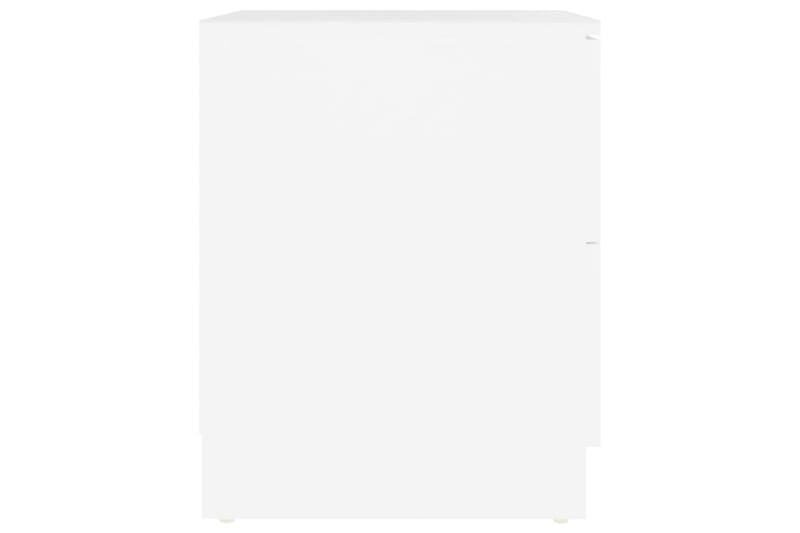 Nattbord 2 stk hvit 40x40x50 cm sponplate - Hvit - Møbler - Bord - Avlastningsbord - Sengebord & nattbord