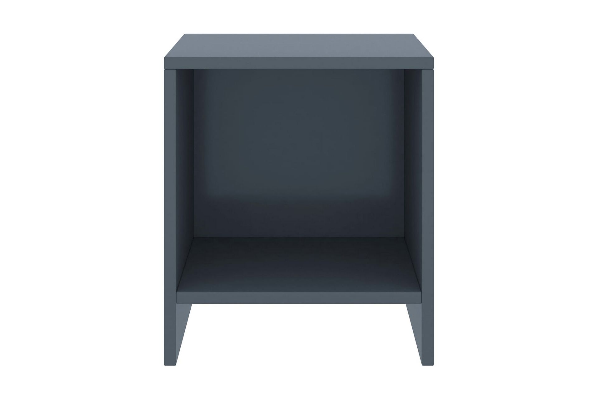 Nattbord 2 stk lysegrå 35x30x40 cm heltre furu - Grå - Møbler - Bord - Avlastningsbord - Sengebord & nattbord
