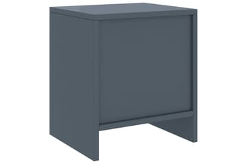 Nattbord 2 stk lysegrå 35x30x40 cm heltre furu - Grå - Møbler - Bord - Avlastningsbord - Sengebord & nattbord