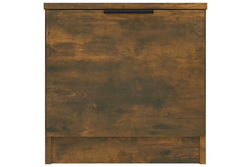 Nattbord 2 stk røkt eik 40x39x40 cm - Brun - Møbler - Bord - Avlastningsbord - Sengebord & nattbord