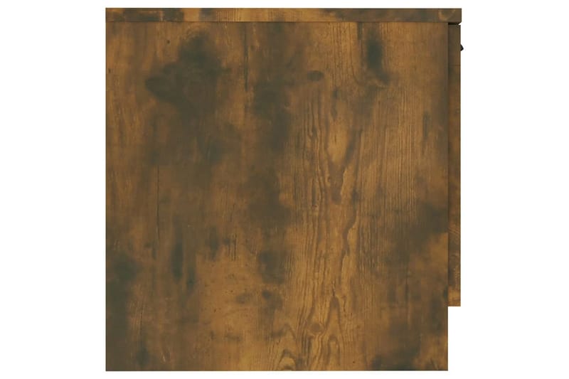 Nattbord 2 stk røkt eik 40x39x40 cm - Brun - Møbler - Bord - Avlastningsbord - Sengebord & nattbord