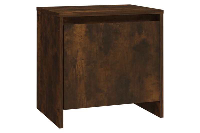 Nattbord 2 stk røkt eik 45x34x44,5 cm sponplate - Brun - Møbler - Bord - Avlastningsbord - Sengebord & nattbord