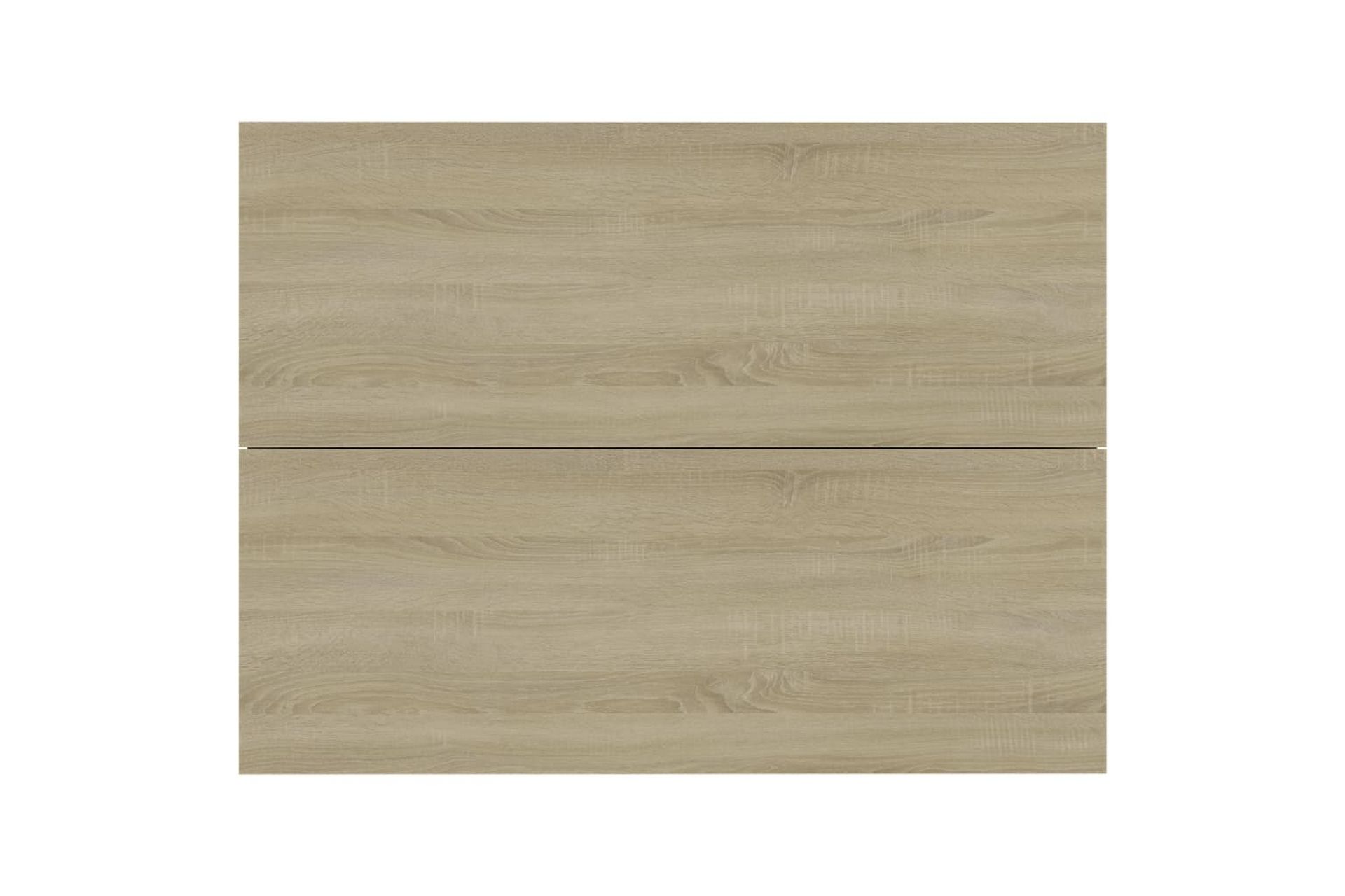Nattbord 2 stk sonoma eik 40x30x30 cm sponplate - Beige - Møbler - Bord - Avlastningsbord - Sengebord & nattbord